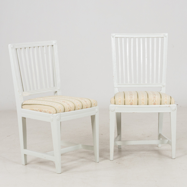 STOLAR, 1 par, snarlika, sengustavianska, 1800-talets fösta hälft