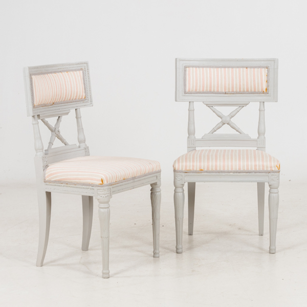 STOLAR, 1 par, sengustavianska, 1800-talets fösta hälft