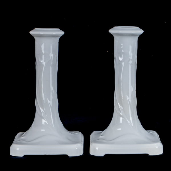  LJUSSTAKAR, 1 par, porslin, Gustavsberg, 1900-talets andra hälft 