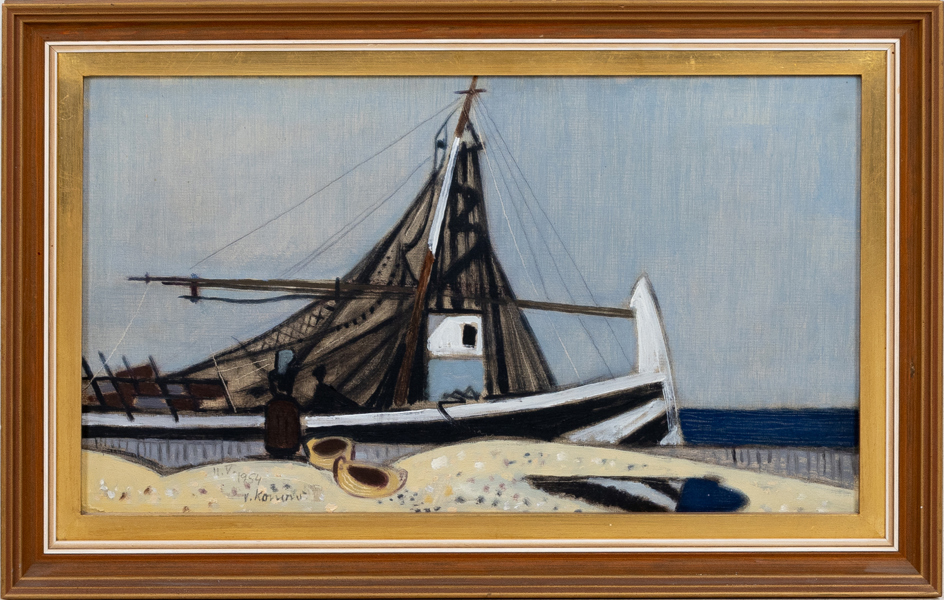 JURGEN VON KONOW (1915-1959), olja på duk, signerad och daterad 1954