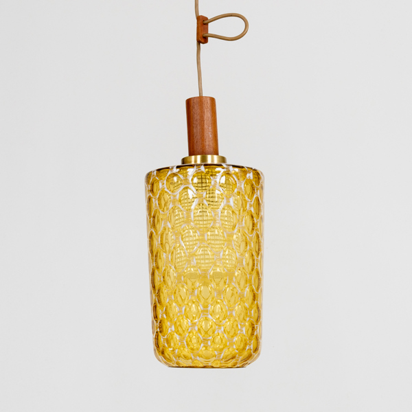 TAKLAMPA, glas, 1900-talets mitt