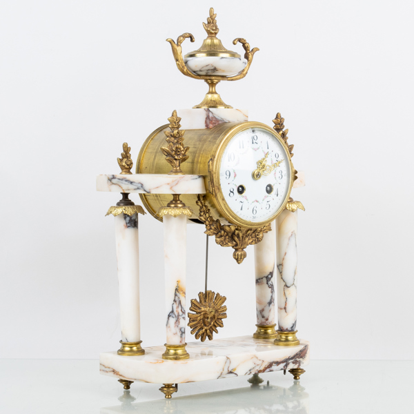 BORDSPENDYL, marmor, gustaviansk stil, 1800-/1900-tal