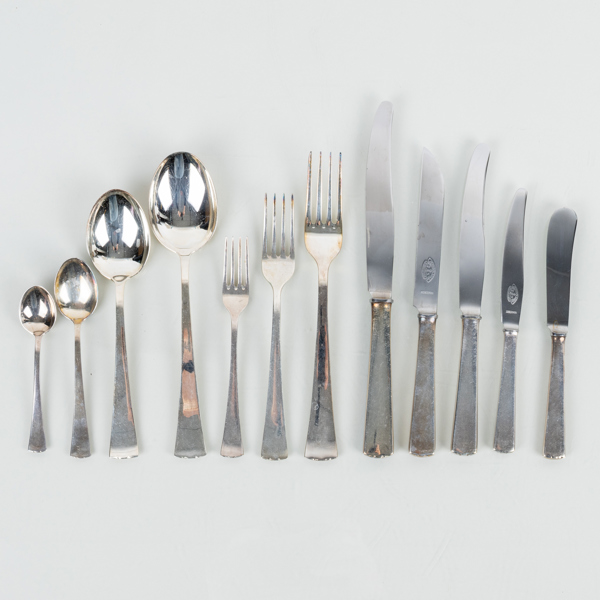 BESTICKUPPSÄTTNING, 108 del, nysilver, 1900-tal