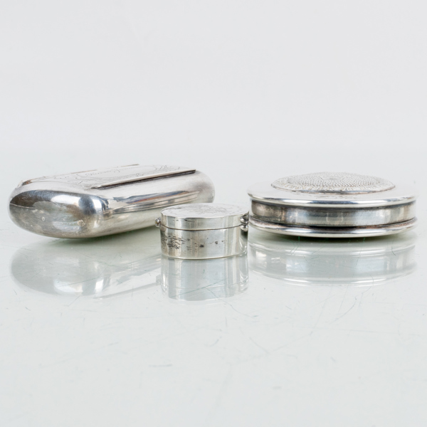 DOSOR, 3 st silver, 1900-tal, tot vikt ca 153 g