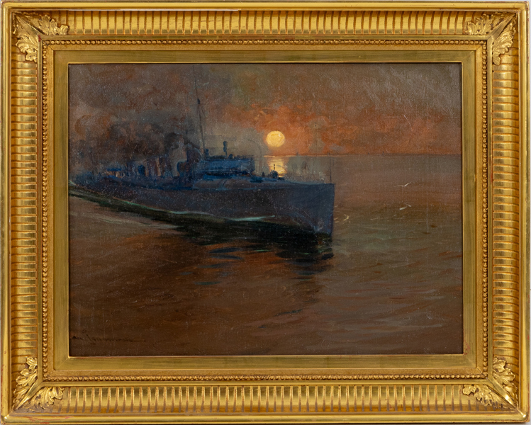 ARVID JOHANSSON (1862-1923) olja på duk, signerad