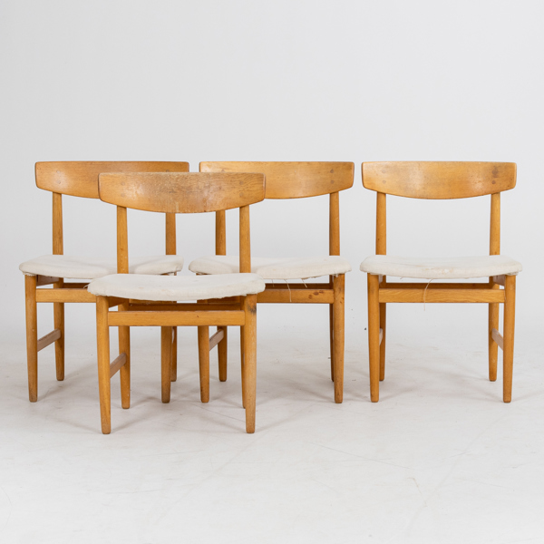 BØRGE MOGENSEN, 4 st stolar, "Öresund", Karl Andersson & Söner, 1900-talets andra hälft