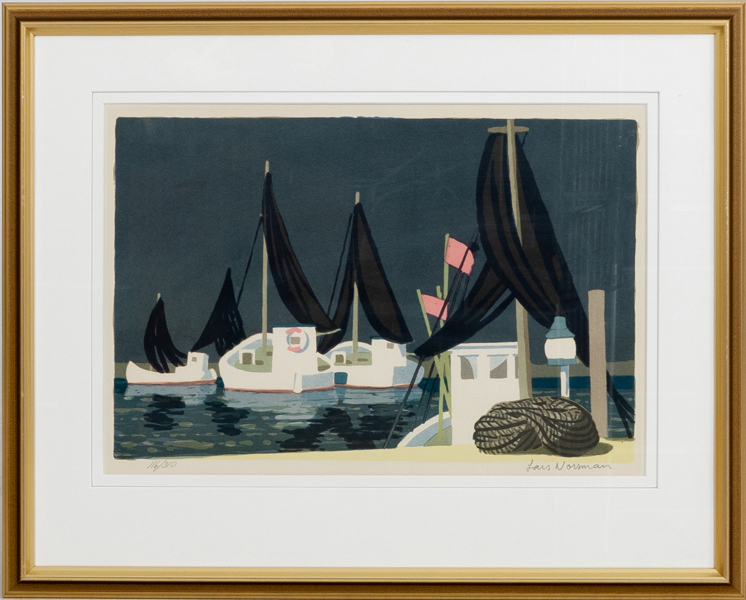 LARS NORRMAN (1915-1979), färglitografi, signerad och numrerad 116/310