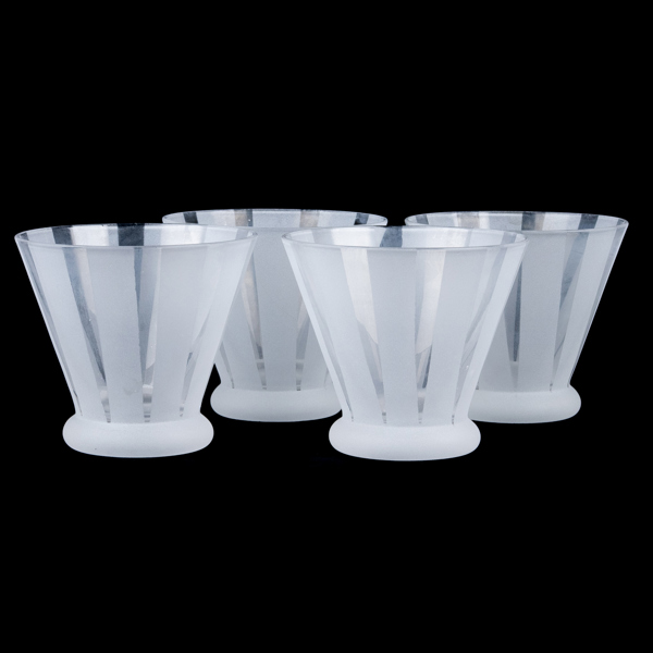 BENGT ORUP, 4 st, glas, "Strikt", Johansfors, 1900-talets mitt