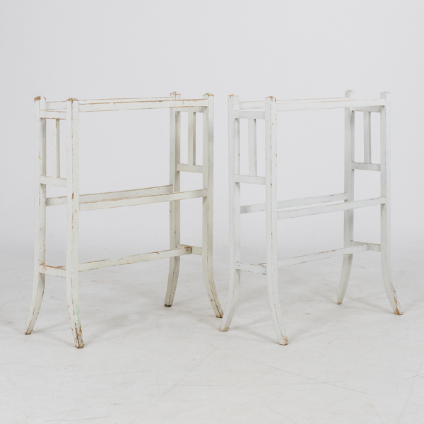 TORKSTÄLLNINGAR, 1 par,  jugend, tidigt 1900-tal