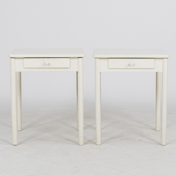 SÄNGBORD, 1 par, 1900-talets andra hälft