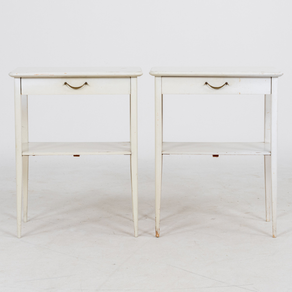 SÄNGBORD, 1 par, 1900-talets mitt