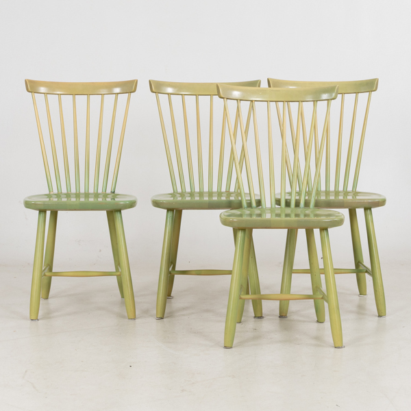 CARL MALMSTEN, 4 st stolar, "Lilla Åland", Stolab, år 1987