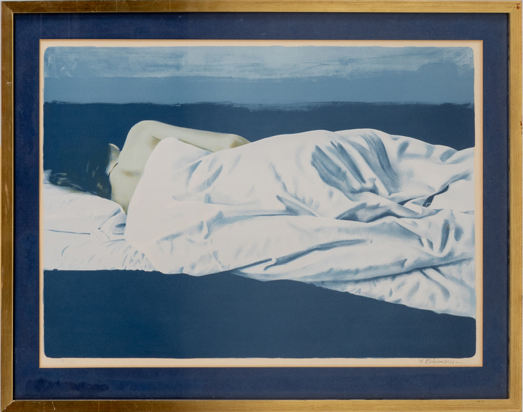 YRJÖ EDELMANN (1941-2016), färglitografi, signerad och numrerad 121/150