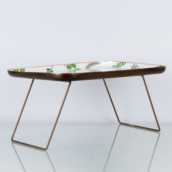 SÄNGBRICKA, emaljerad metall, 1900-/2000-tal