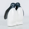 LISA LARSON, figur, stengods, "Pingviner", ur serien Noaks Ark, Gustavsberg, osignerad