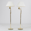 GOLVLAMPOR, 1 par, mässing, modell 64198, Fagerhult, 1900-talets andra hälft