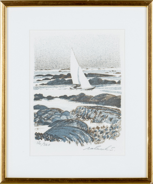 ROLAND SVENSSON, färglitografi, signerad och numrerad 12/360