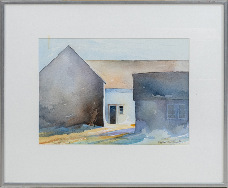 STAFAN SNIDARE (född 1939), akvarell, signerad och daterad -91