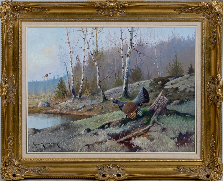 EJNAR KOHLMANN, olja på duk, signerad