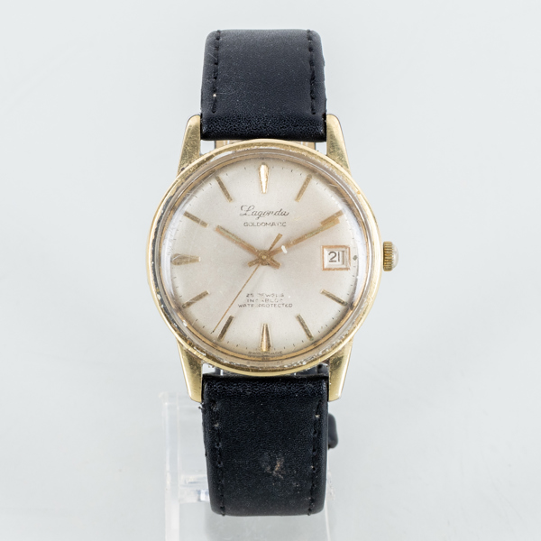 LAGONDA, herrarmbandsur, Goldomatic, 1900-talets andra hälft