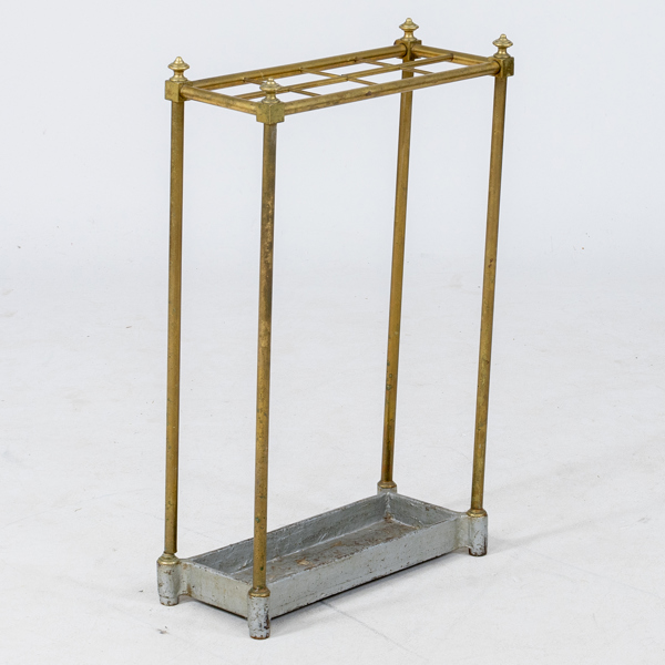 PARAPLYSTÄLL, mässing, 1900-talets början