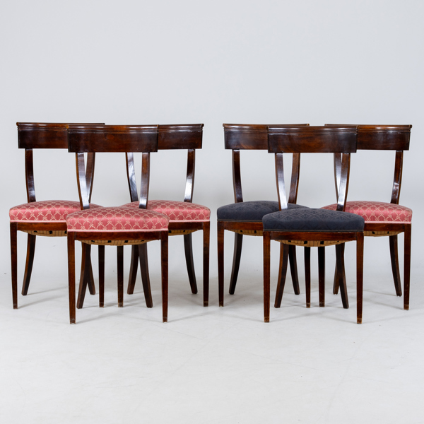 STOLAR, 6 st, empirestil, 1800-/1900-tal