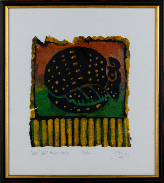 OIDENTIFIERAD KONSTNÄR, akvarell, signerad 