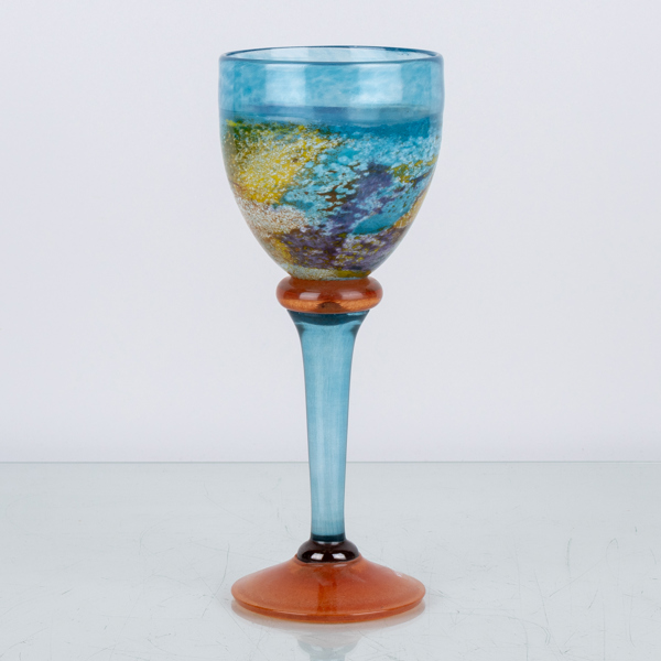 KJELL ENGMAN, pokalglas, glas, Kosta Boda, signerad