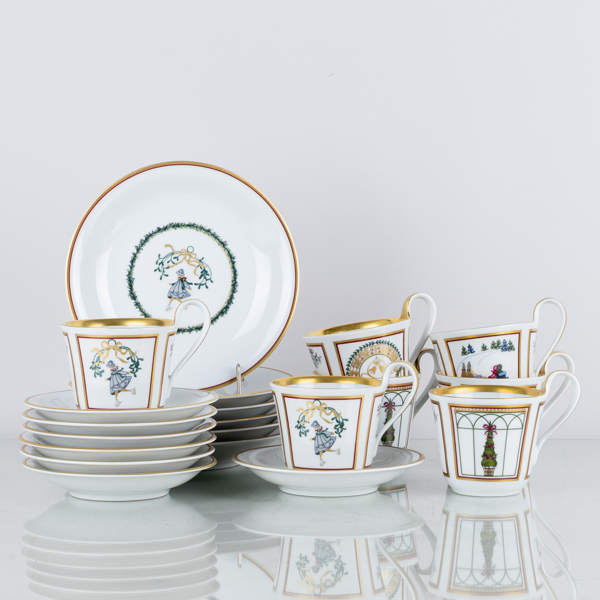 JETTE FRÖLICH, 13 del julservis, "Holiday collection", Bing & Gröndahl, Danmark