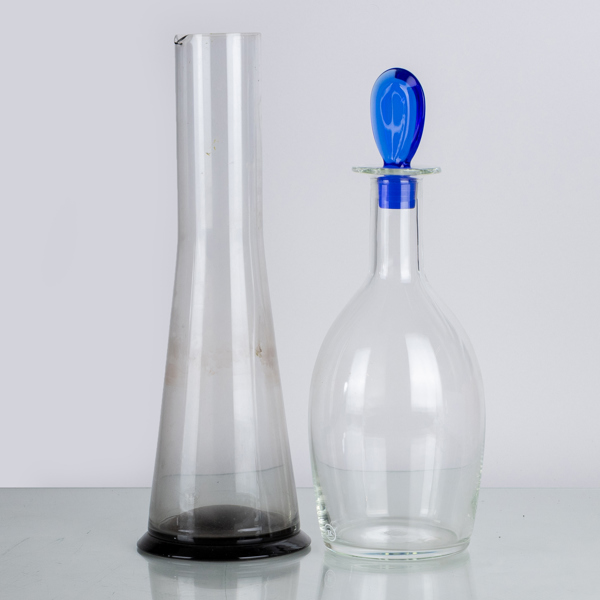 KARAFFER, 2 st, glas, Reijmyre, 1900-/2000-tal