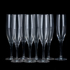 NILS LANDBERG, 8 st champagneglas, "Illusion", Orrefors