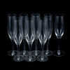 NILS LANDBERG, 8 st champagneglas, "Illusion", Orrefors