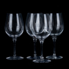 NILS LANDBERG, 4 st rödvinsglas, "Illusion", Orrefors