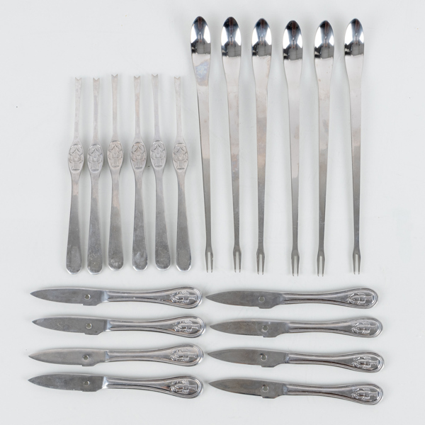 HUMMERBESTICK, 20 del, rostfritt stål, 1900-tal