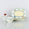SERVISPORSLIN, 24 del, "French garden", Villeroy & Boch, 19000-talets slut