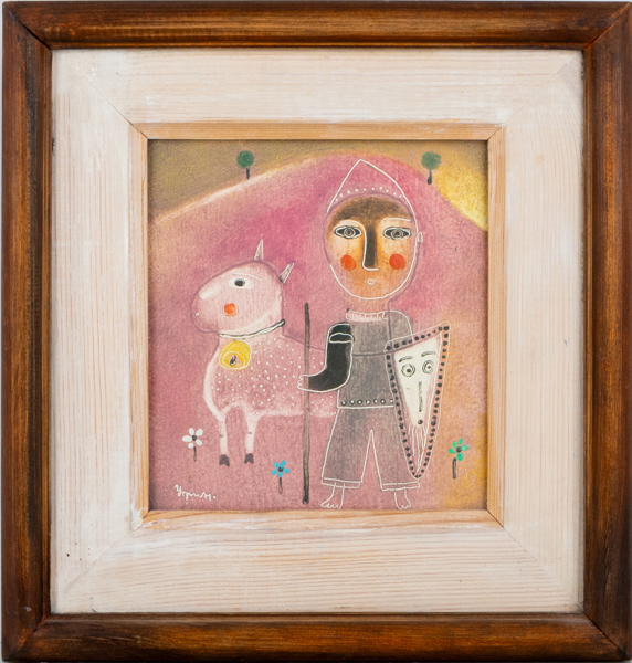 DIMITAR UGRINOV (född 1954), blandteknik på duk, signerad