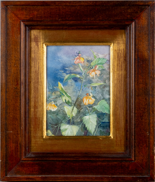 OIDENTIFIERAD KONSTNÄR, porslinsmålning, 1900-/2000-tal, otydligt signerad