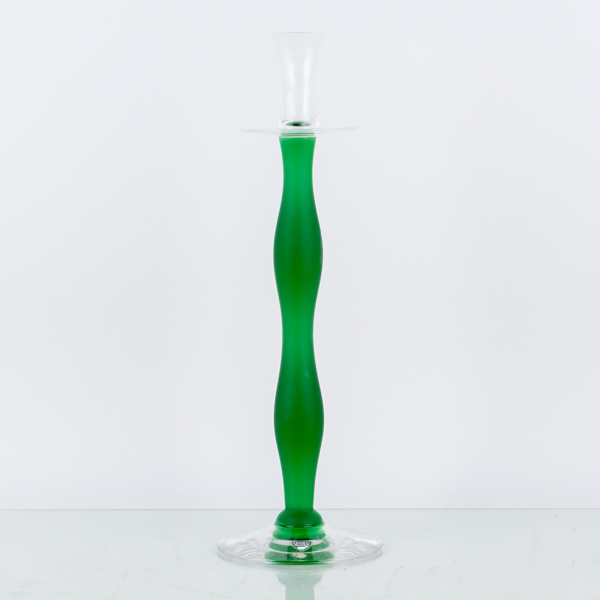 ANNE NILSSON, ljusstake, glas, "Celeste", Orrefors