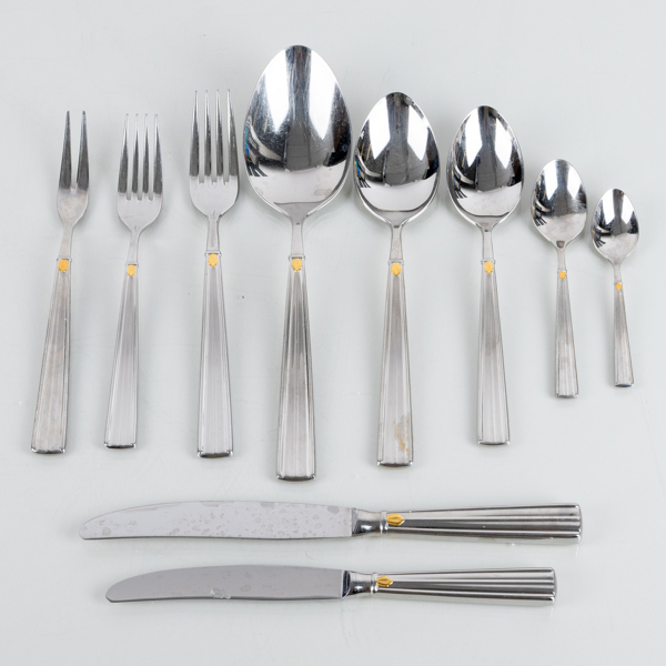 BESTICKUPPSÄTTNING, 97 del, försilvrad metall, WMF, 1900-talets andra hälft