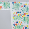 JOSEF FRANK, gardinuppsättning, "Tulpan", bomull, Firma Svenskt Tenn