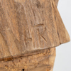 OIDENTIFIERAD KONSTNÄR, skulptur, snidat trä, 1900-tal, monogramsignerad HR