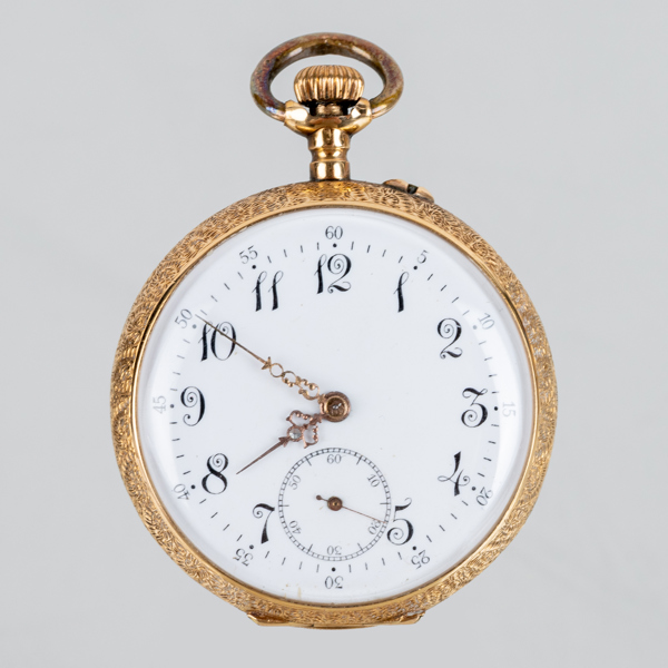 FICKUR, 18k guld, 1900-talets första hälft, tot vikt ca 37,5 g