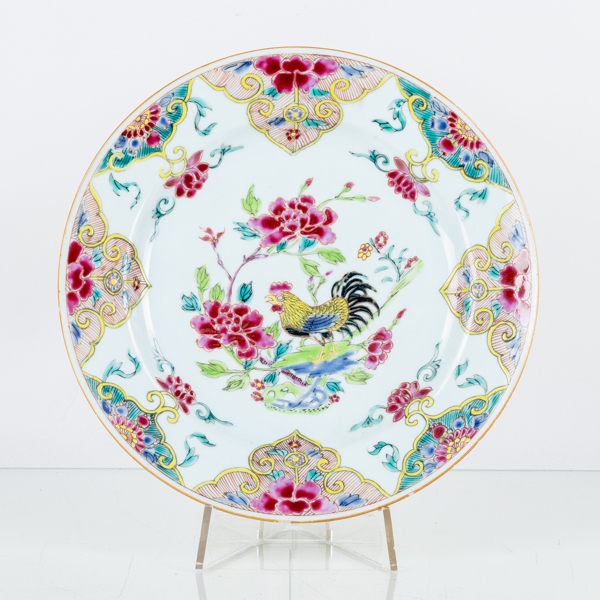 TALLRIK, porslin, Kina, Qianlong (1736-1795)