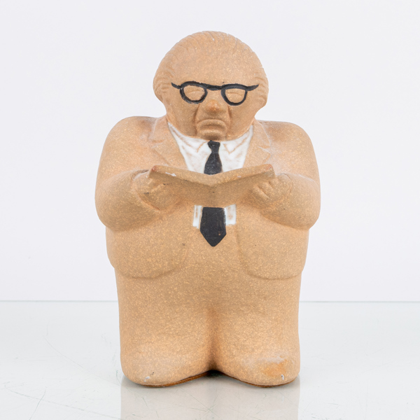 LISA LARSON, figur/sparbössa, stengods, Gustavsberg