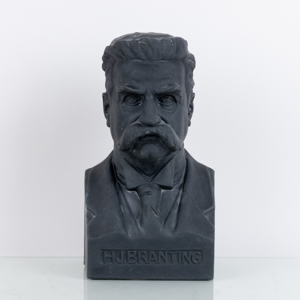 ALFRED OLSSON, skulptur, konstmassa, monogramsignerad AO