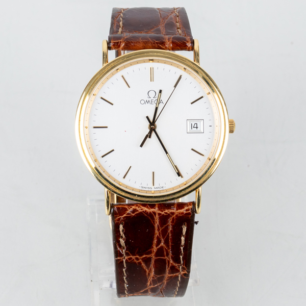 OMEGA, armbandsur, 18K guld, quartz