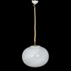 TAKLAMPA, glas, möjligen Murano, Italien, 1900-talets andra hälft