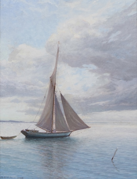 HJALMAR BERGMAN, olja på duk, signerad och daterad 1937