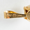 HÄNGEN, 2 st, 18k guld, tot vikt ca 1,3 g 