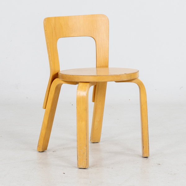 ALVAR AALTO, barnstol, modell N65, 1900-talets andra hälft 